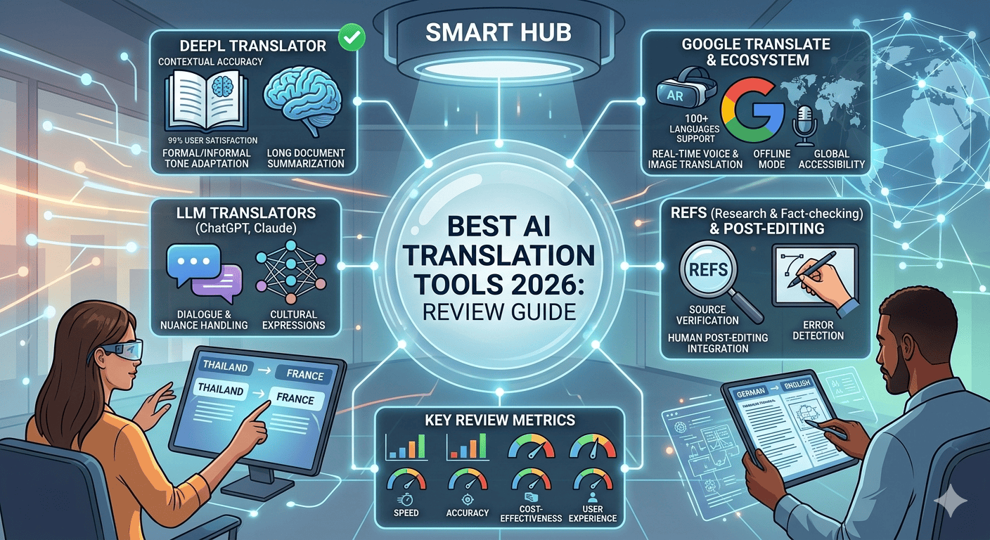 AI Tools สำหรับแปลภาษา