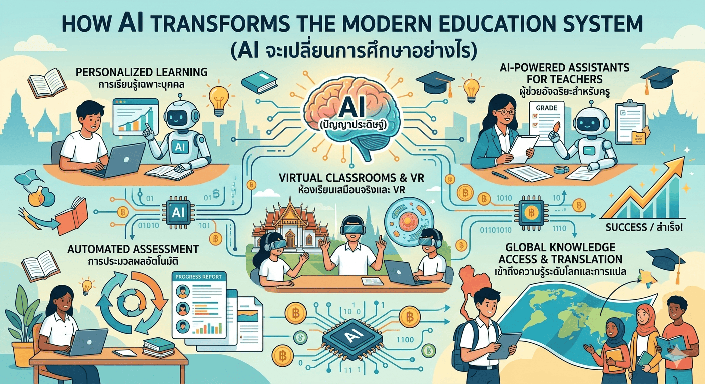 AI จะเปลี่ยนการศึกษาอย่างไร