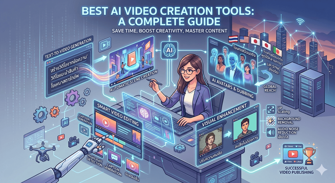 AI ทำวิดีโอมีอะไรบ้าง