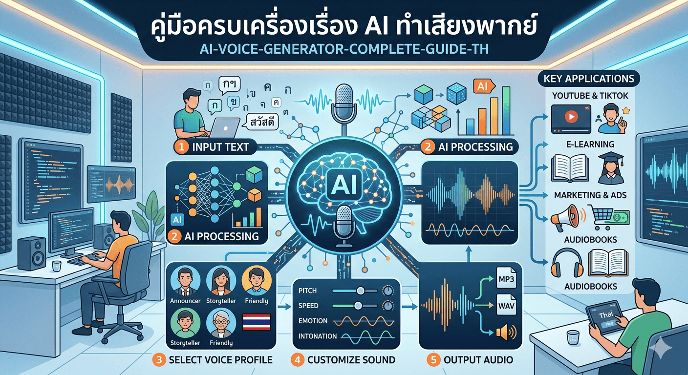 AI ทำเสียงพากย์