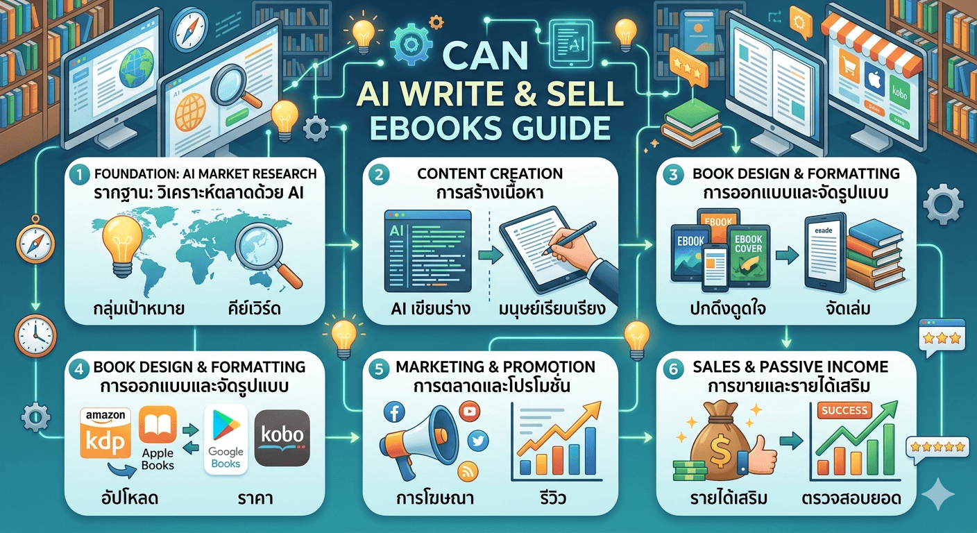AI สร้าง Ebook ขายได้ไหม