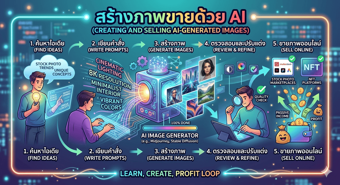 สร้างภาพขายด้วย AI
