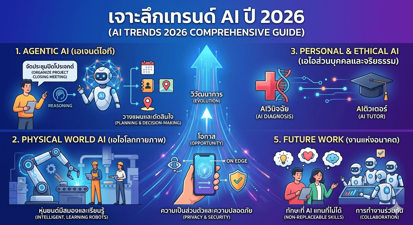 เทรนด์ AI ปี 2026