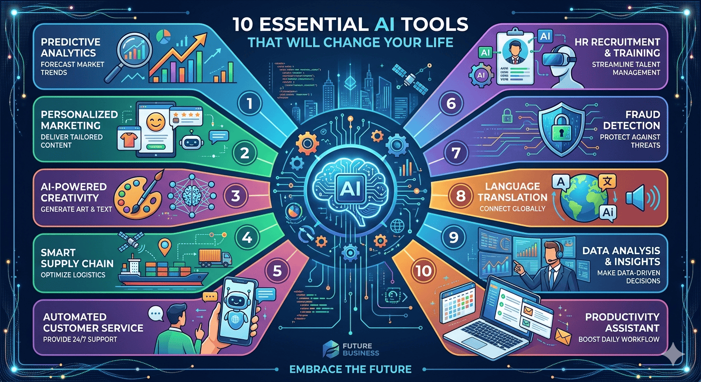 10 AI tools ที่จะเปลี่ยนชีวิตคุณ