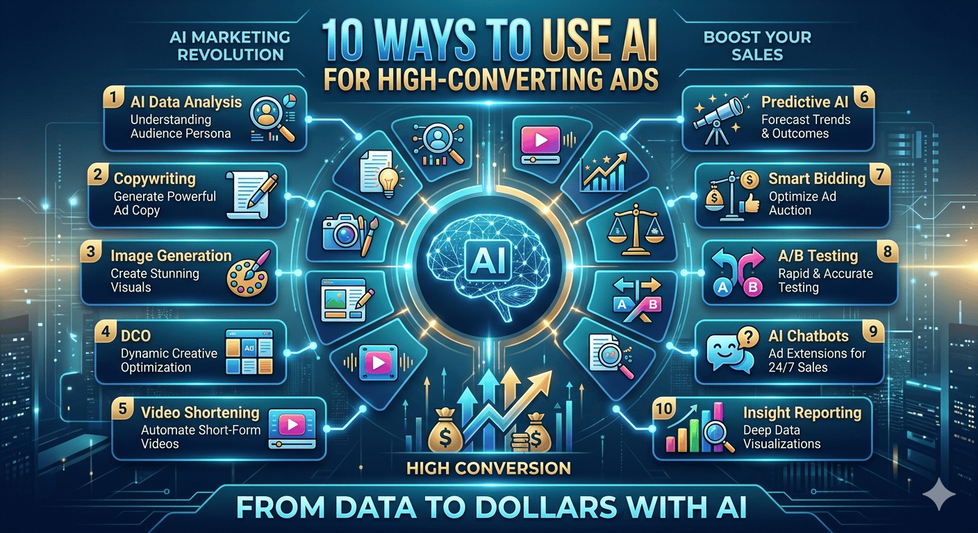 10 วิธีใช้ AI ทำ Ads