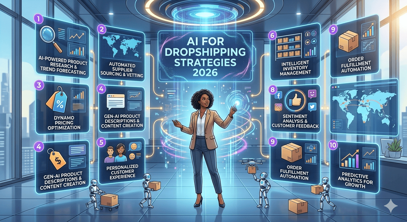10 วิธีใช้ AI ทำ Dropshipping