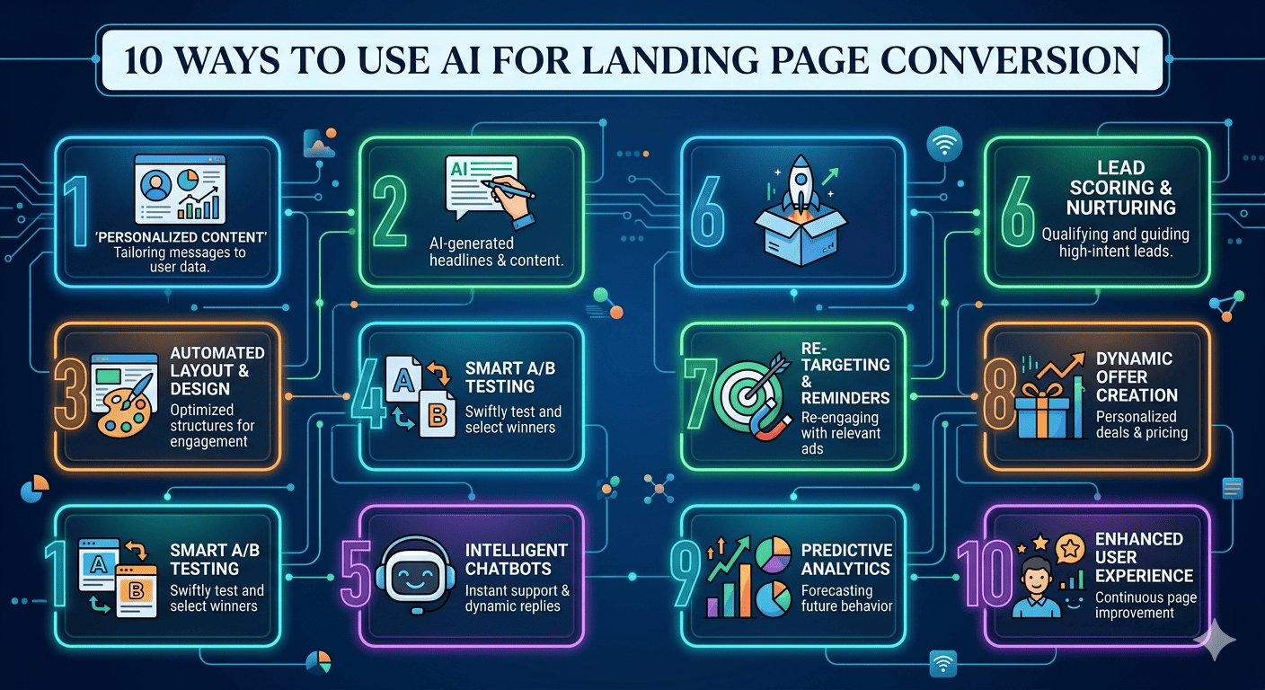 10 วิธีใช้ AI ทำ Landing Page