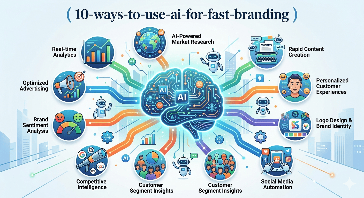 10 วิธีใช้ AI สร้างแบรนด์ไวขึ้น