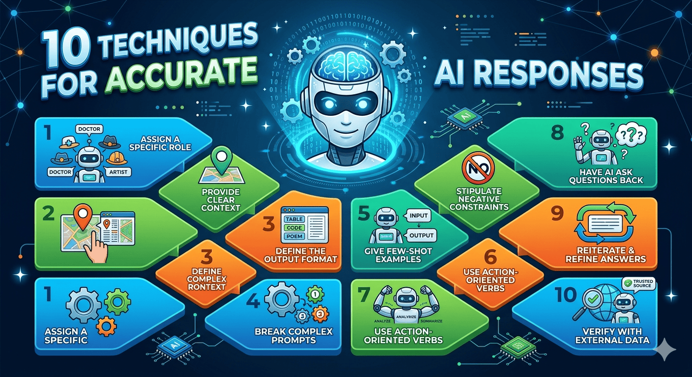 10 เทคนิคใช้ AI ให้ได้คำตอบแม่นยำ