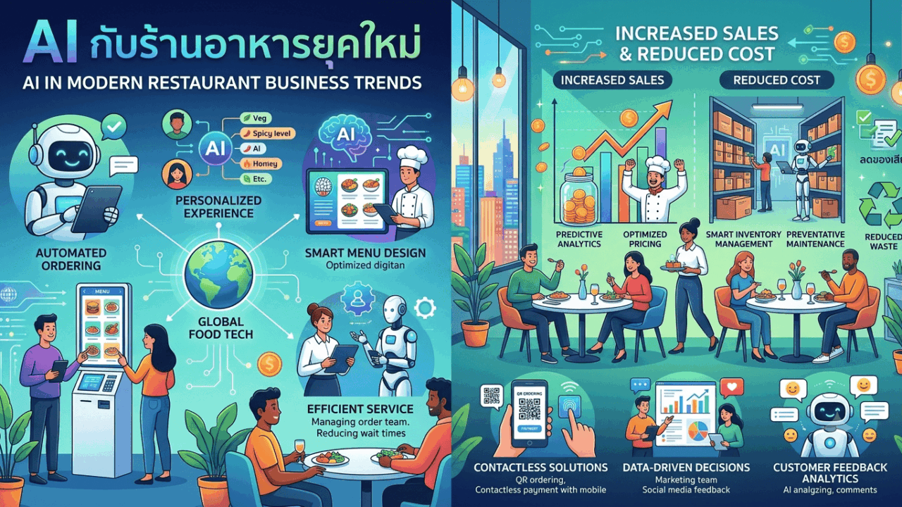 AI กับร้านอาหารยุคใหม่