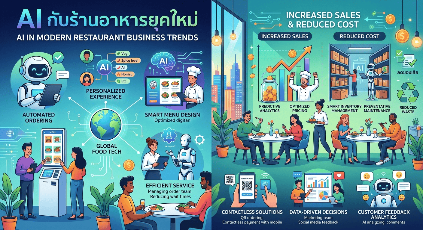 AI กับร้านอาหารยุคใหม่