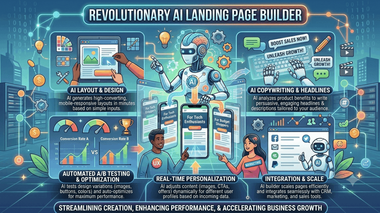 AI สร้างหน้า Landing Page
