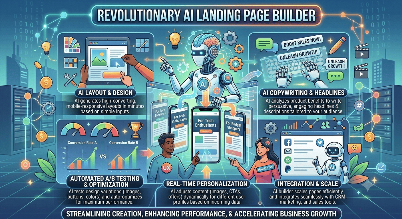 AI สร้างหน้า Landing Page