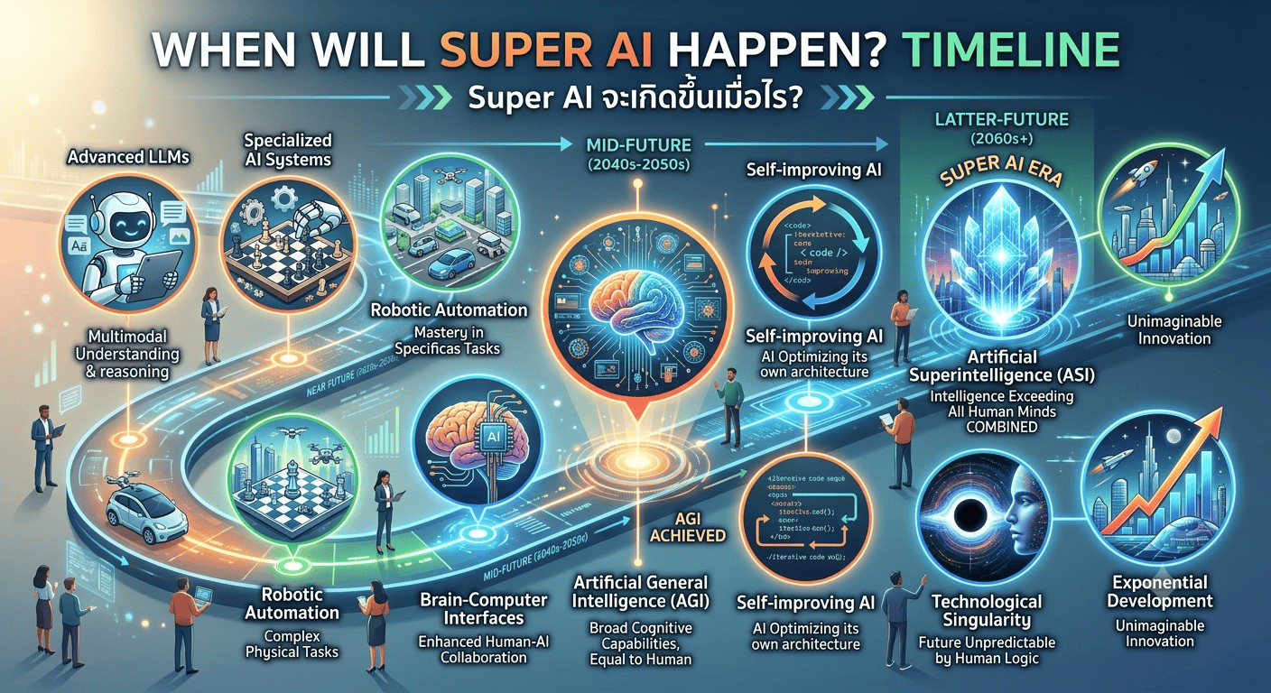 Super AI จะเกิดขึ้นเมื่อไร