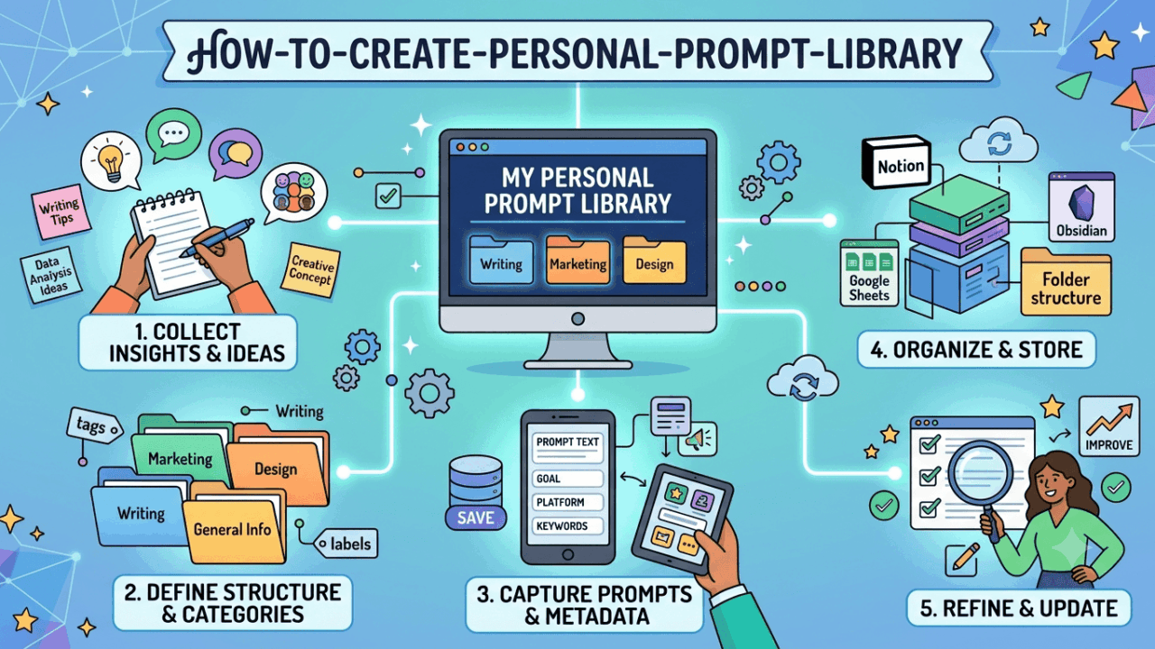 วิธีสร้าง Prompt Library ส่วนตัว