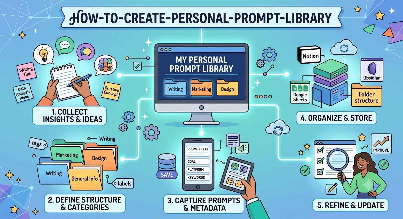 วิธีสร้าง Prompt Library ส่วนตัว